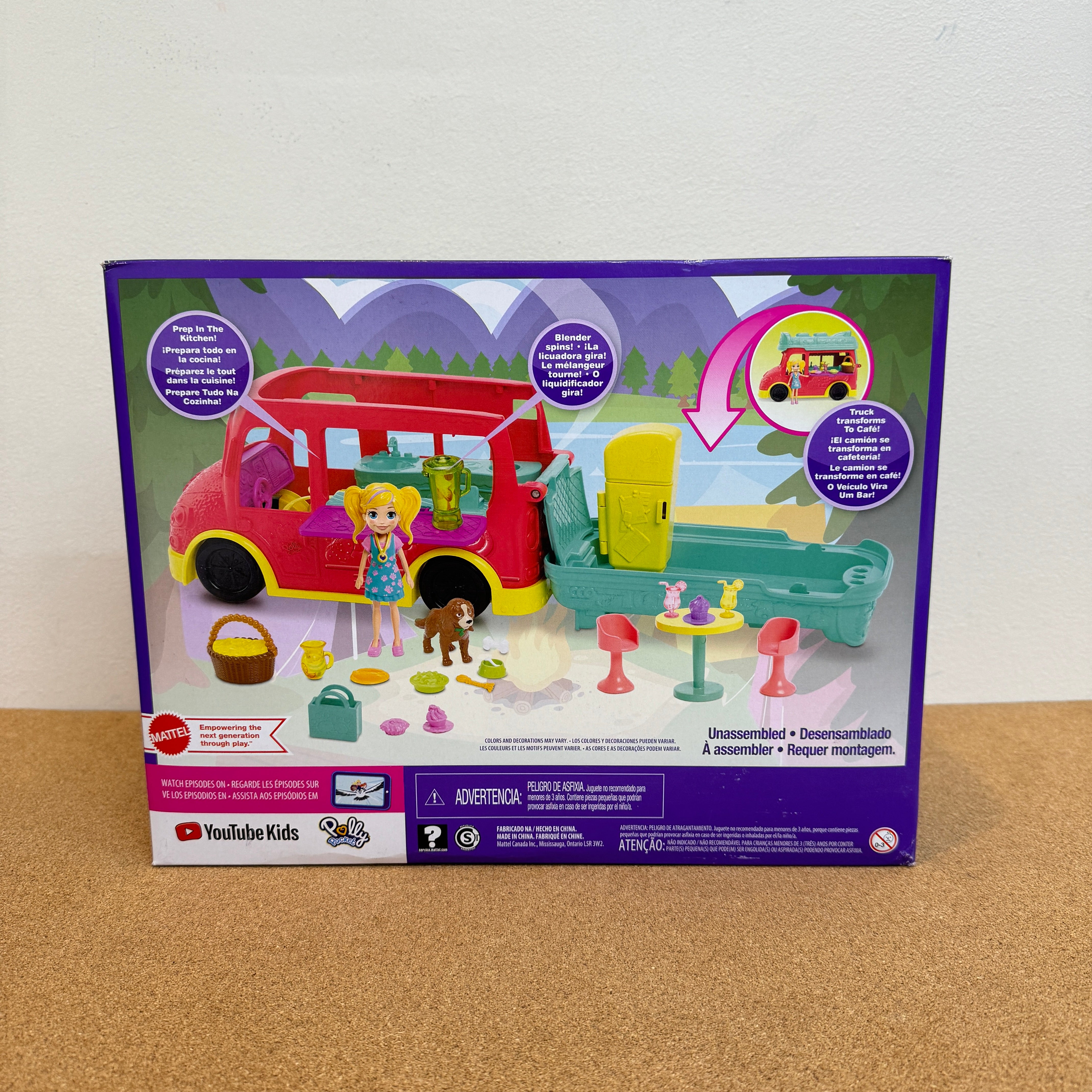 Polly Pocket Swirlin Smoothies Truck