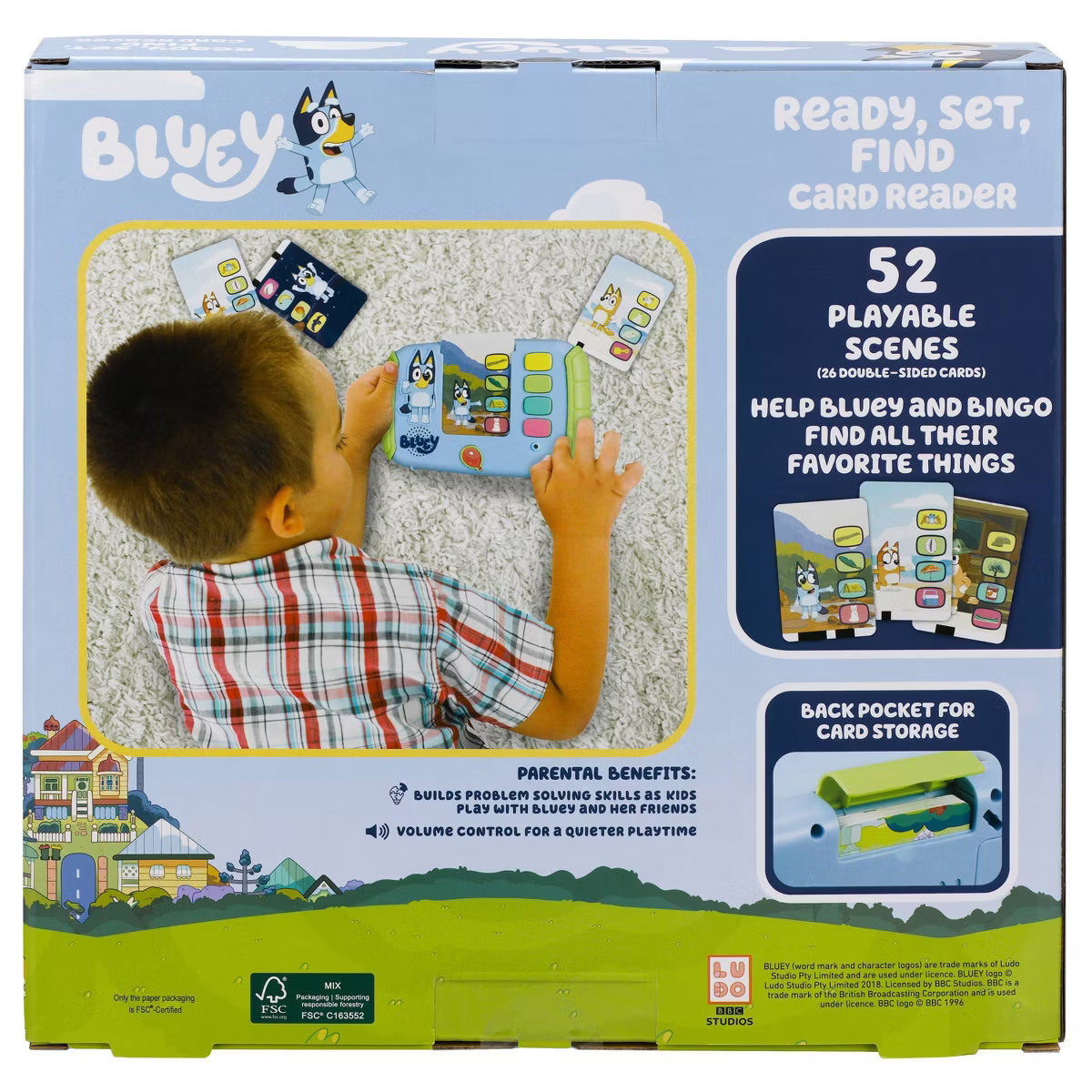 Bluey Treasure Hunt Card Reader