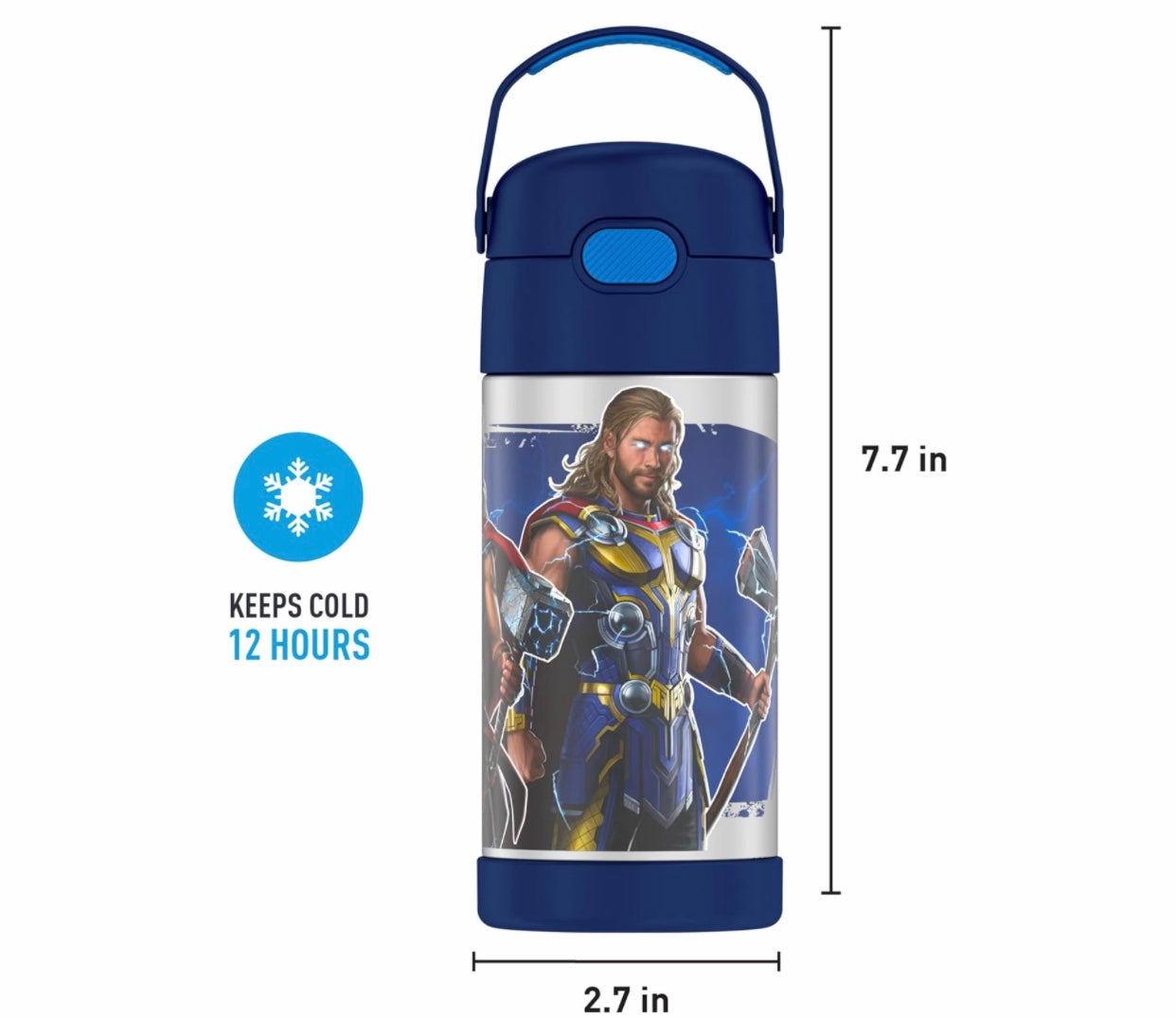 Thermos 12oz Funtainer Water Bottle - Avengers Thor