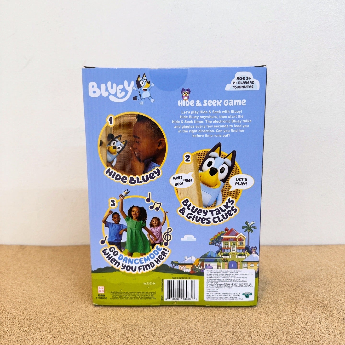 Bluey Hide & Seek Talking Figure Game