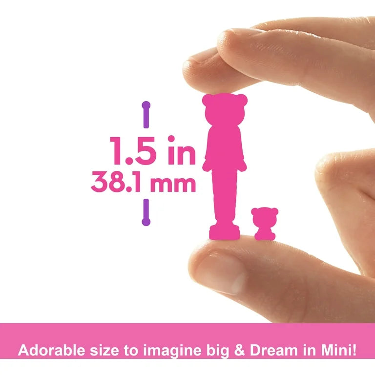 Barbie Mini BarbieLand Cutie Reveal Doll & Pet Color Dream Series