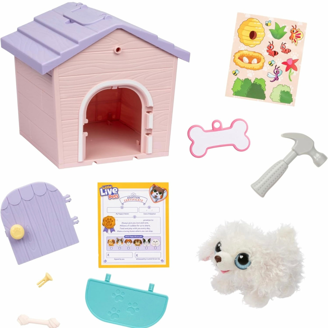 Little Live Pets Puppy’s Homes Minis - Pink & Purple