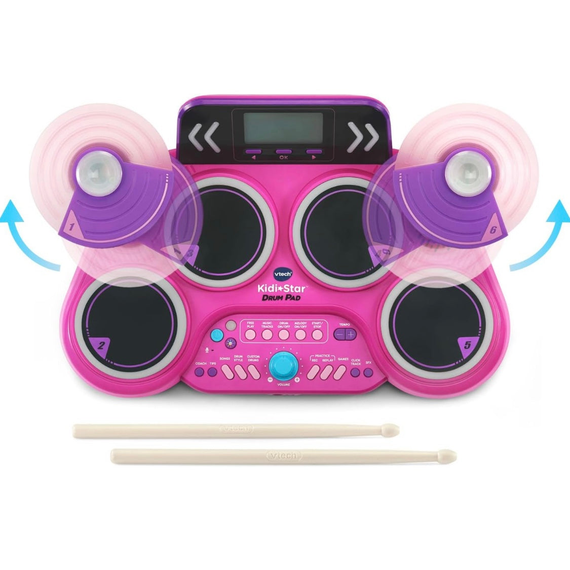 Vtech Kidi Star Drum Pad - Pink