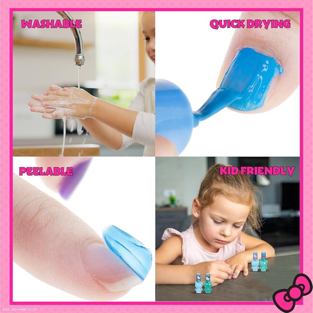 Townley Girl Hello Kitty Peel-Off Nail Polish Set