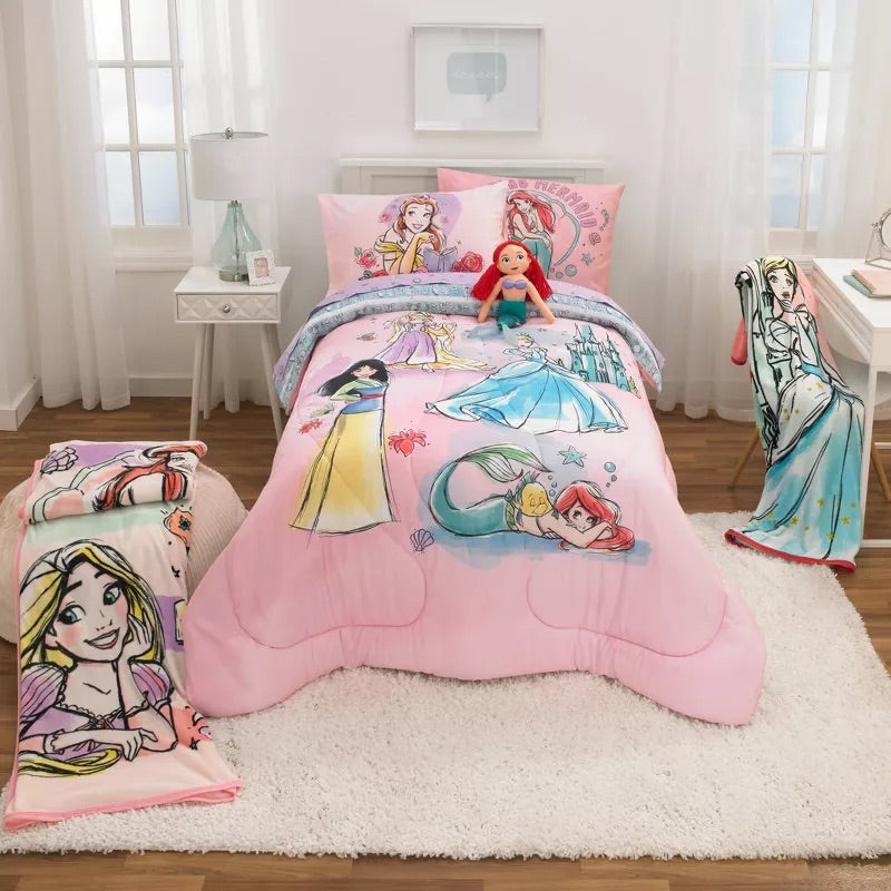 Disney Princess Blanket 62x90Inch