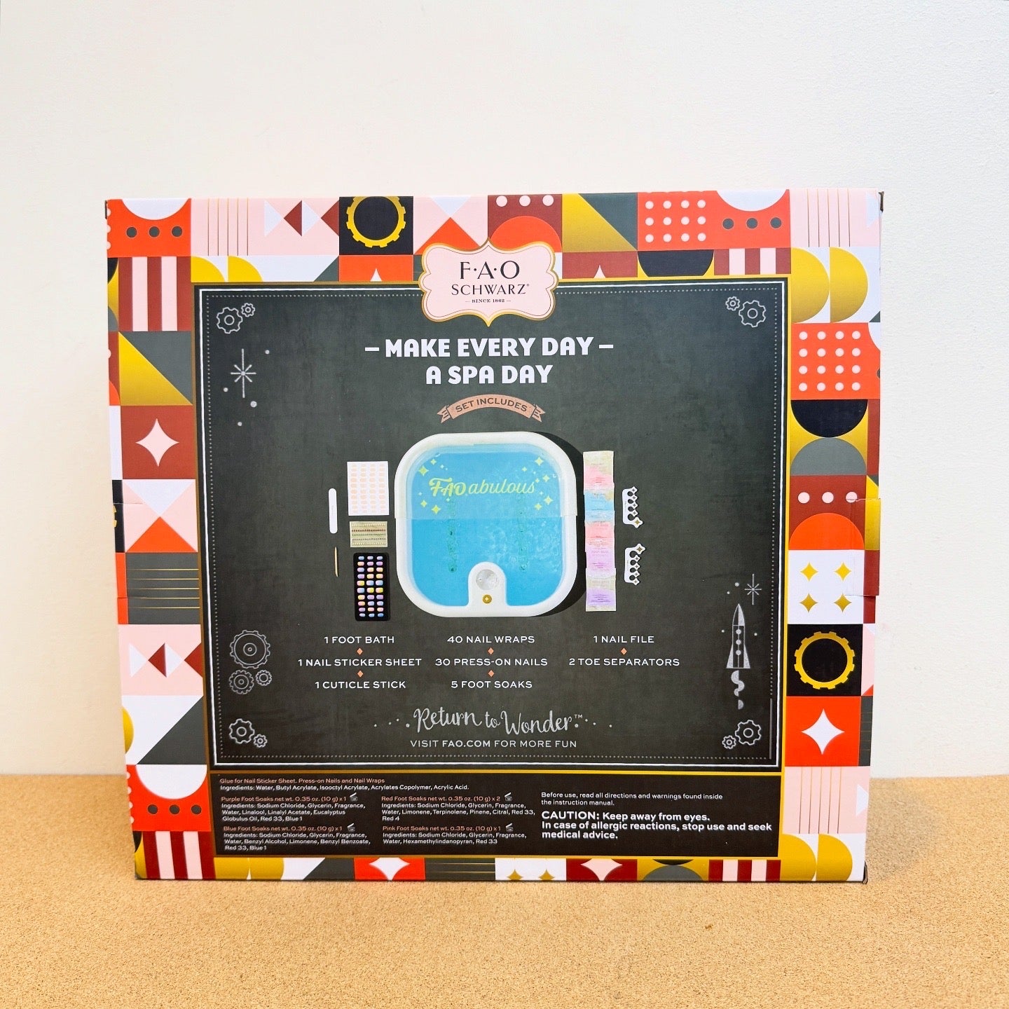 Fao Schwarz Mini Pedi Spa Pamper Set