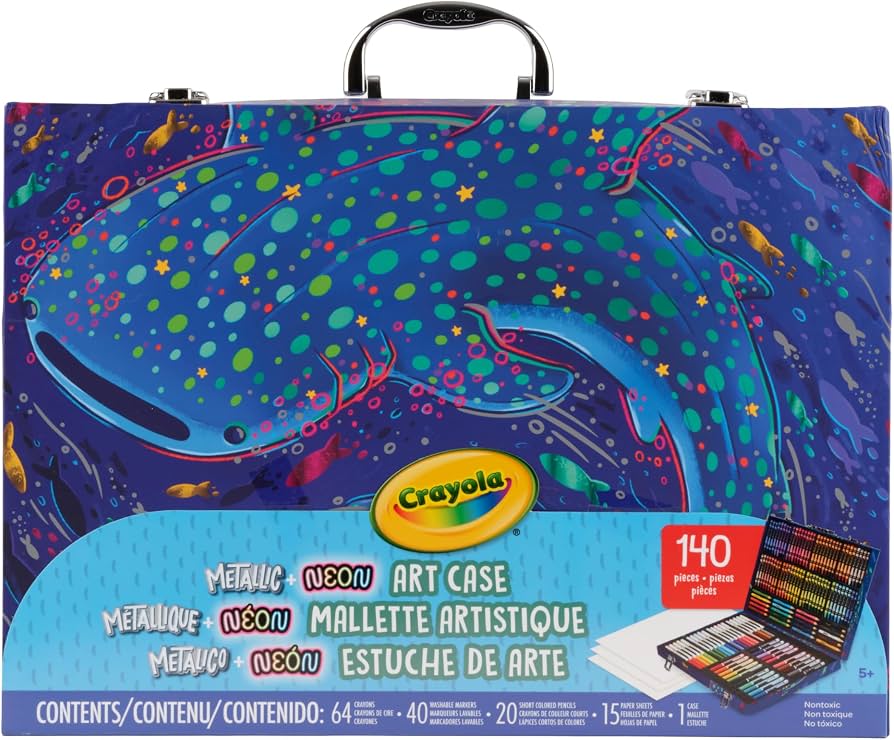 Crayola Art Kit with Neon & Metallic Art