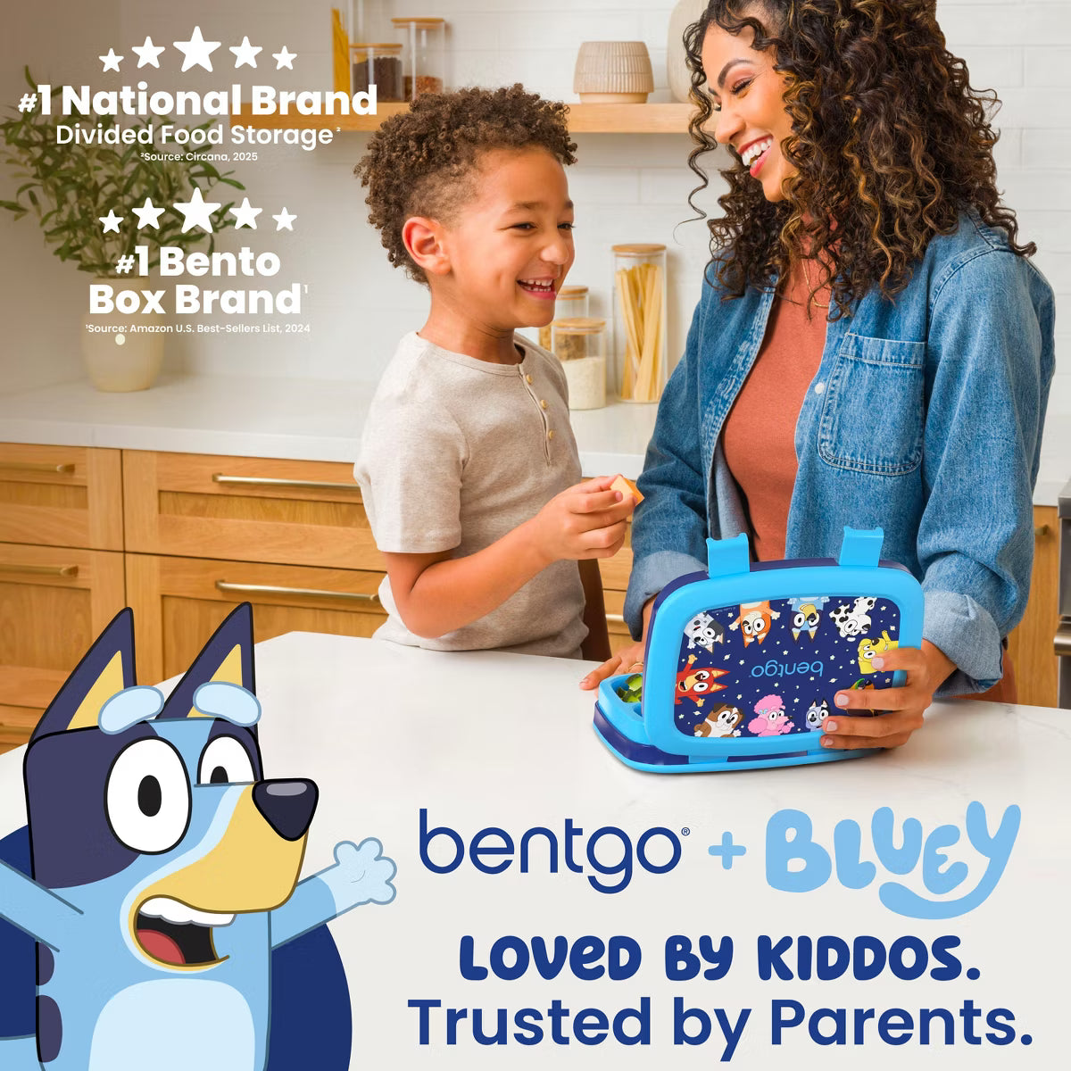Bentgo Bluey Durable & Leak-Proof Lunchbox - Bluey’s Universe