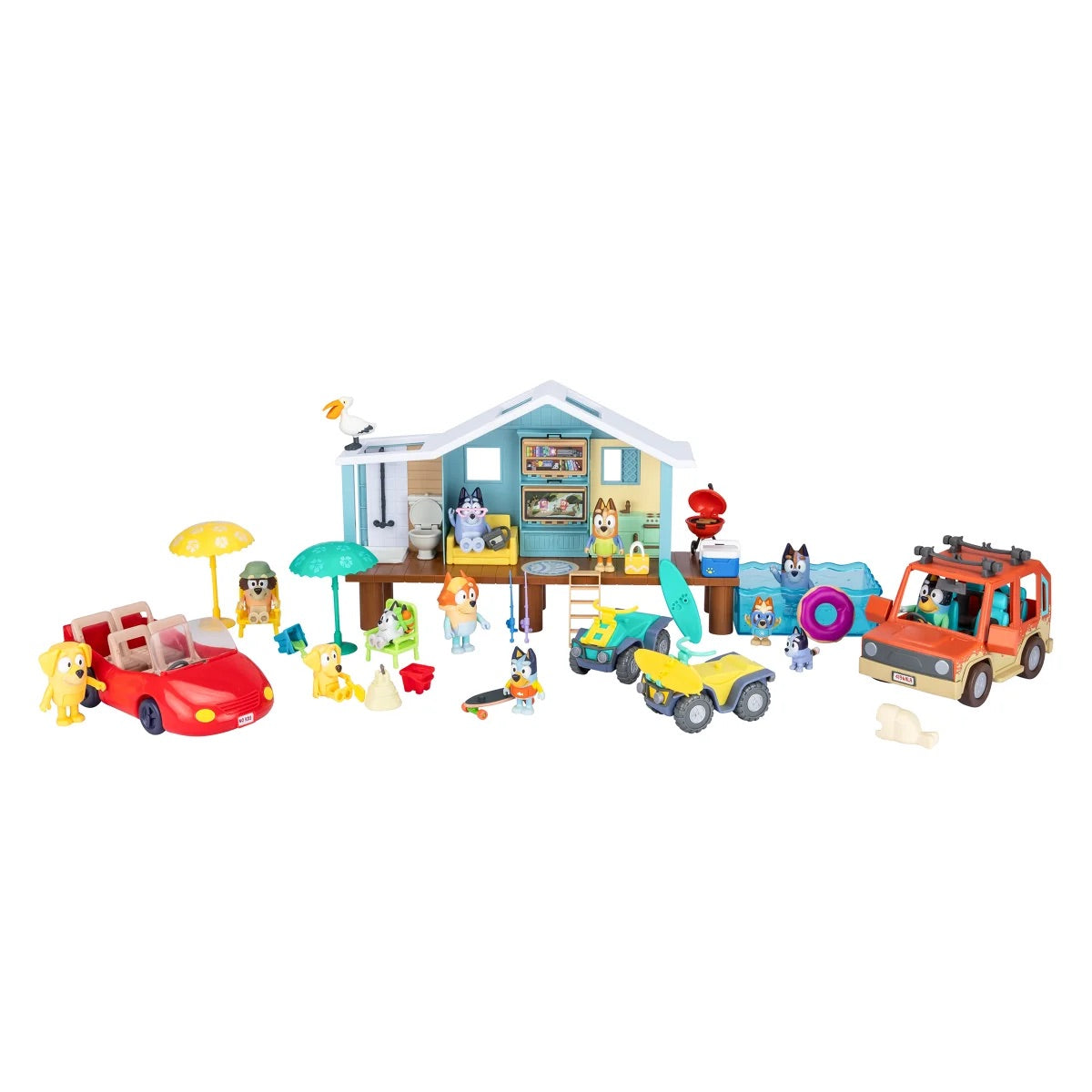 Bluey Friends & Family Beach Set