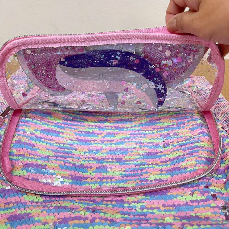 Girls Flip Sequin Unicorn Backpack 16”