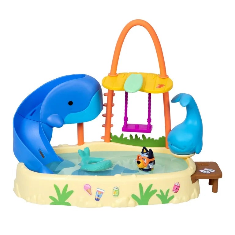 Bluey Whale Water Park Playset