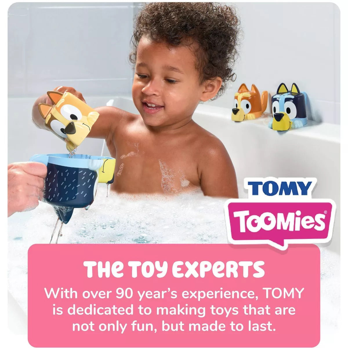 Tomy Bluey Family Pourers - Stacking Cups Bath Toy