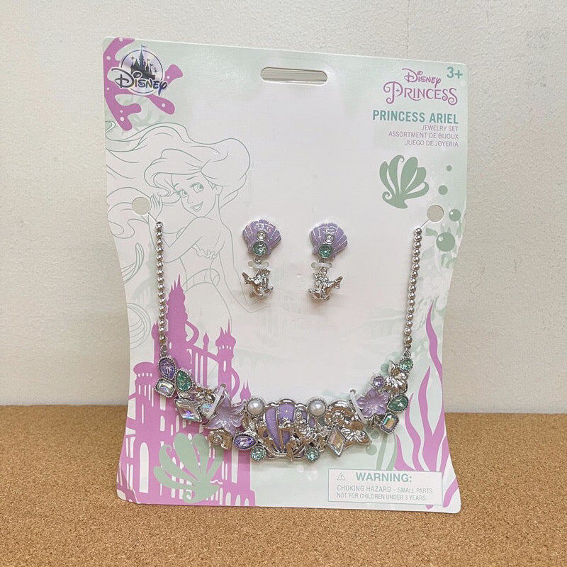 Disney The Little Mermaid Princess Ariel Jewelry Set