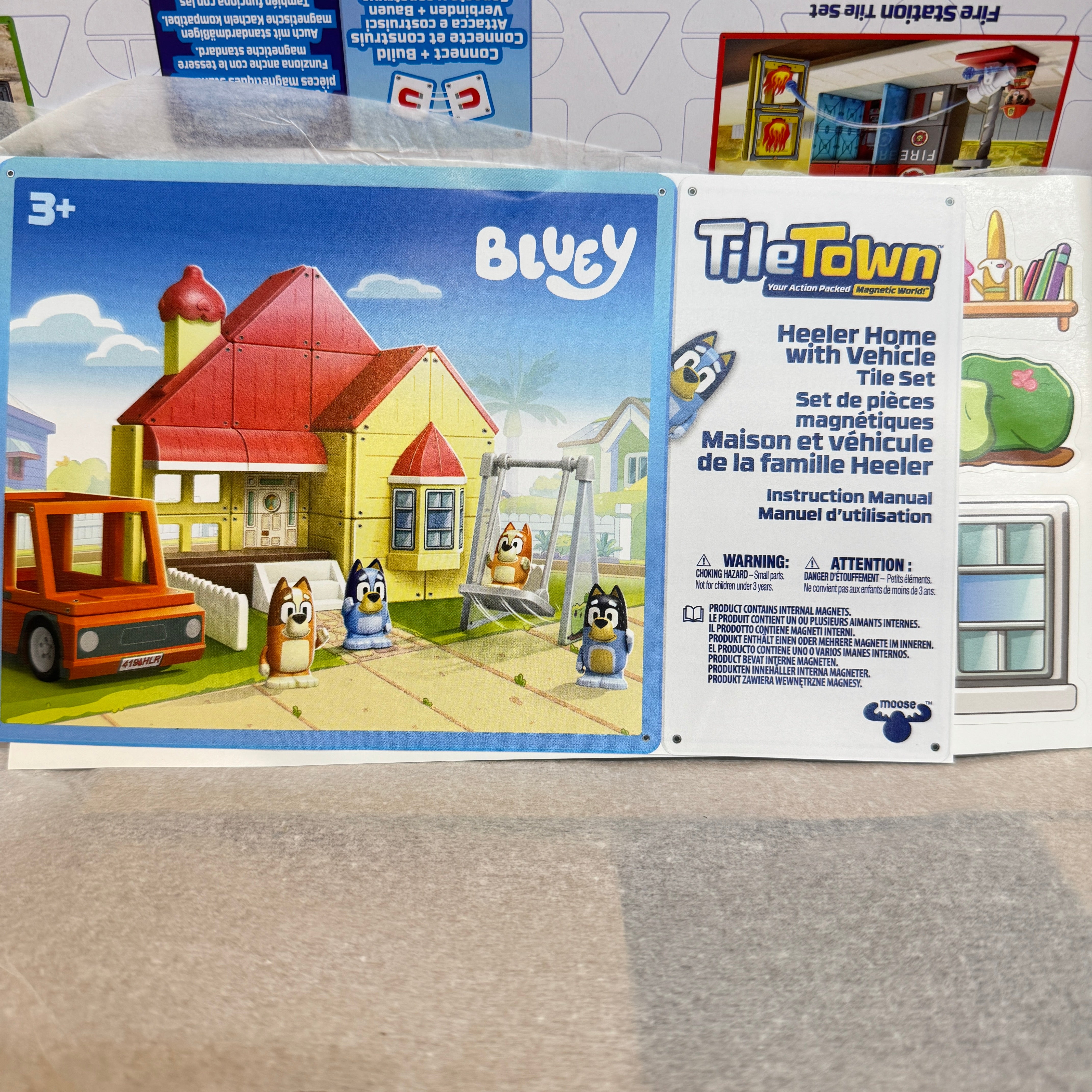 Tile Town Bluey Heeler Home & 4WD Vehicle Tile Set