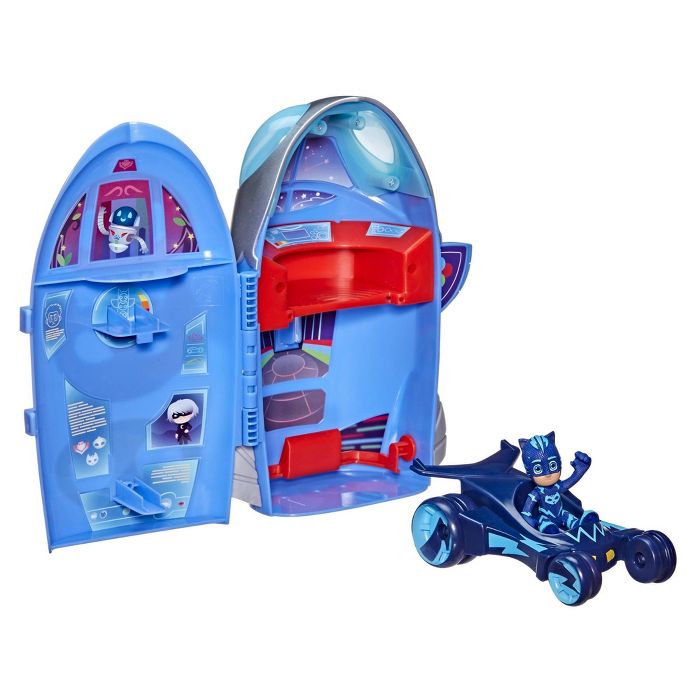 PJ Masks 2-in-1 Headquarters and Rocket Vehicle Playset