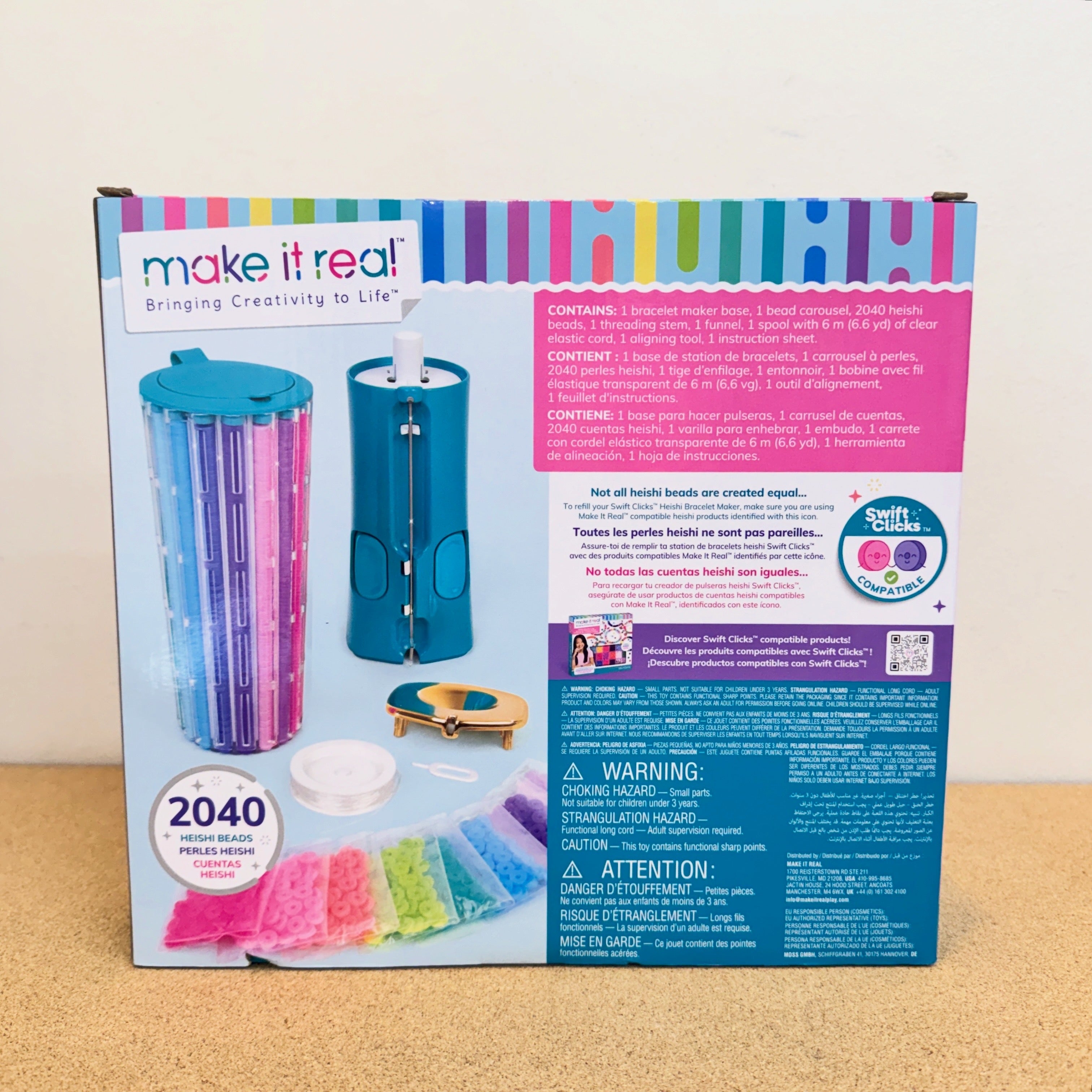 Make It Real Swift Click Heishi Bracelet Maker