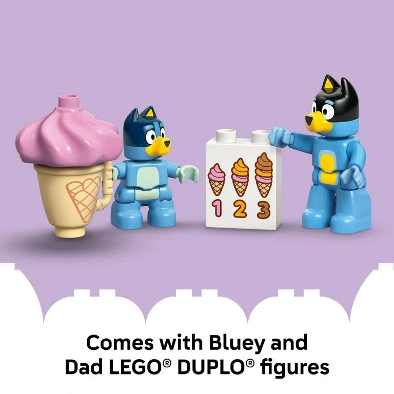 Lego Duplo Bluey Ice Cream Trip Playset