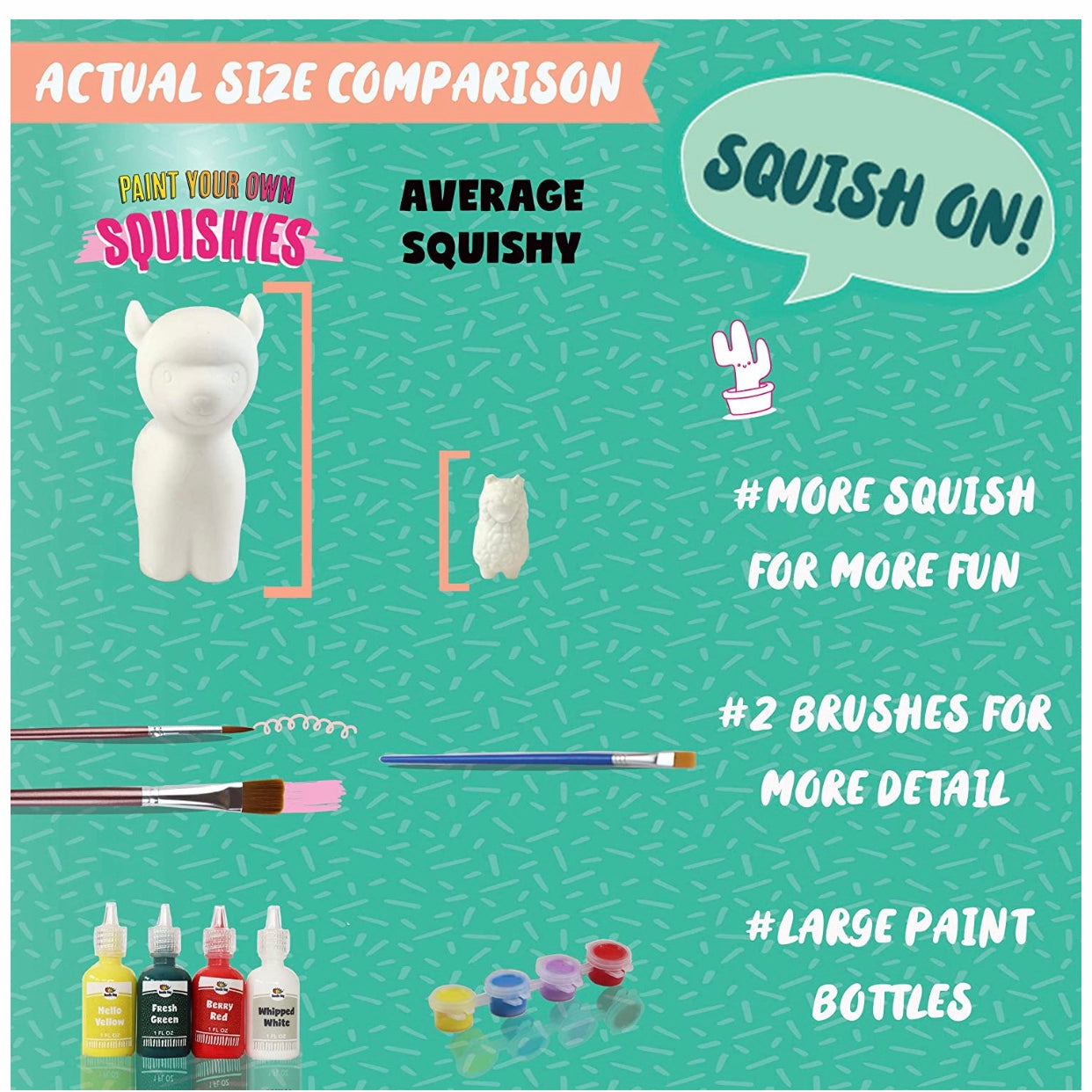 Paint Your Own Squishies Llama