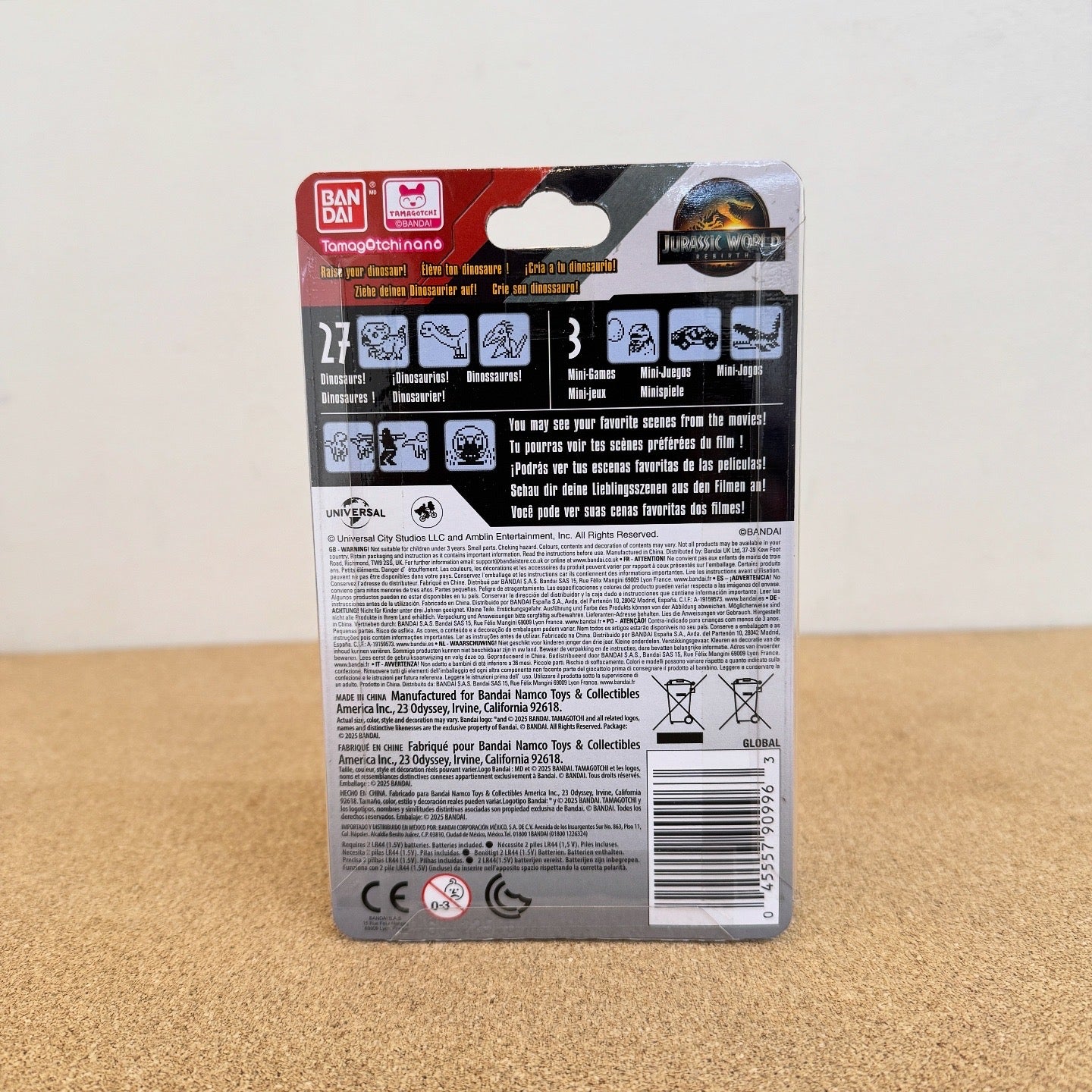 Tamagotchi Nano x Jurassic World Rebirth - Spinosaurus