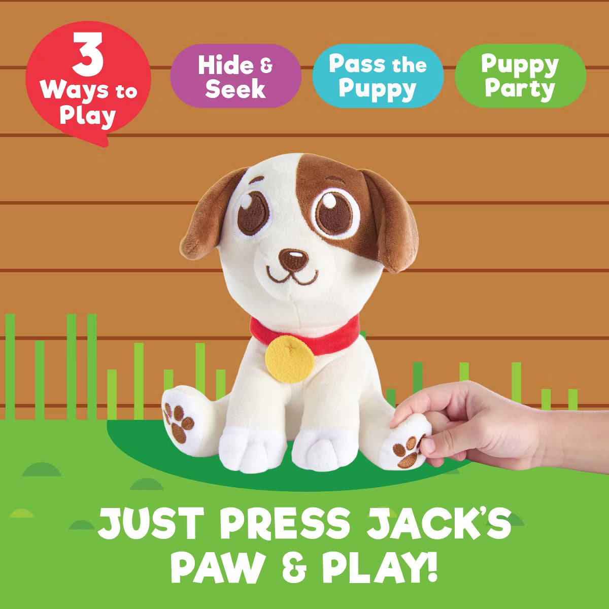Chuckle & Roar Hide & Seek Puppy Interactive Plush Toy