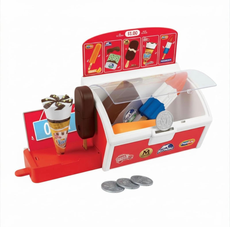 Casdon Pretend Ice Cream Freezer Toddler Playset