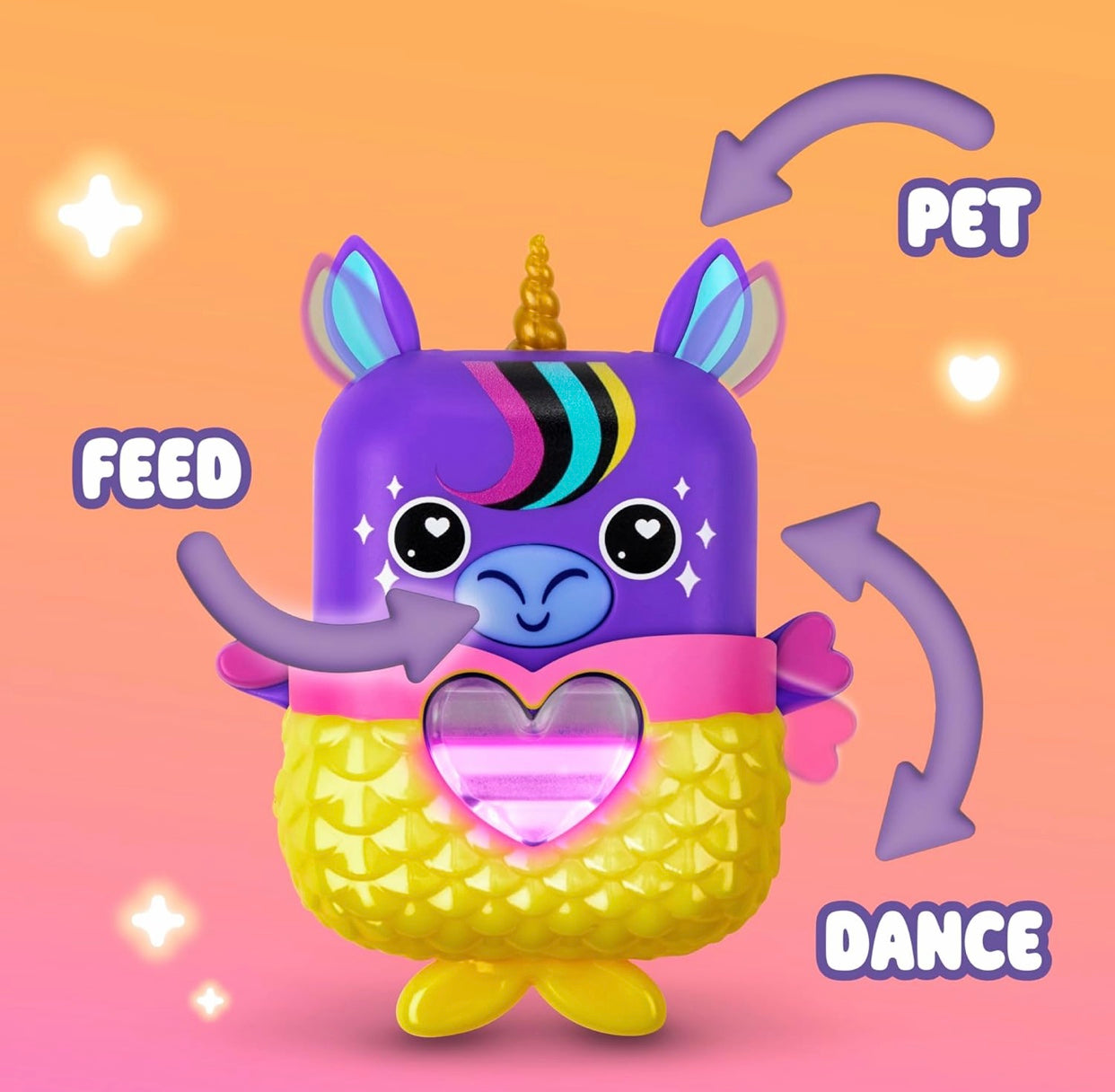 Nano-Mals Stardream The Unicorn Interactive Fidget Toy