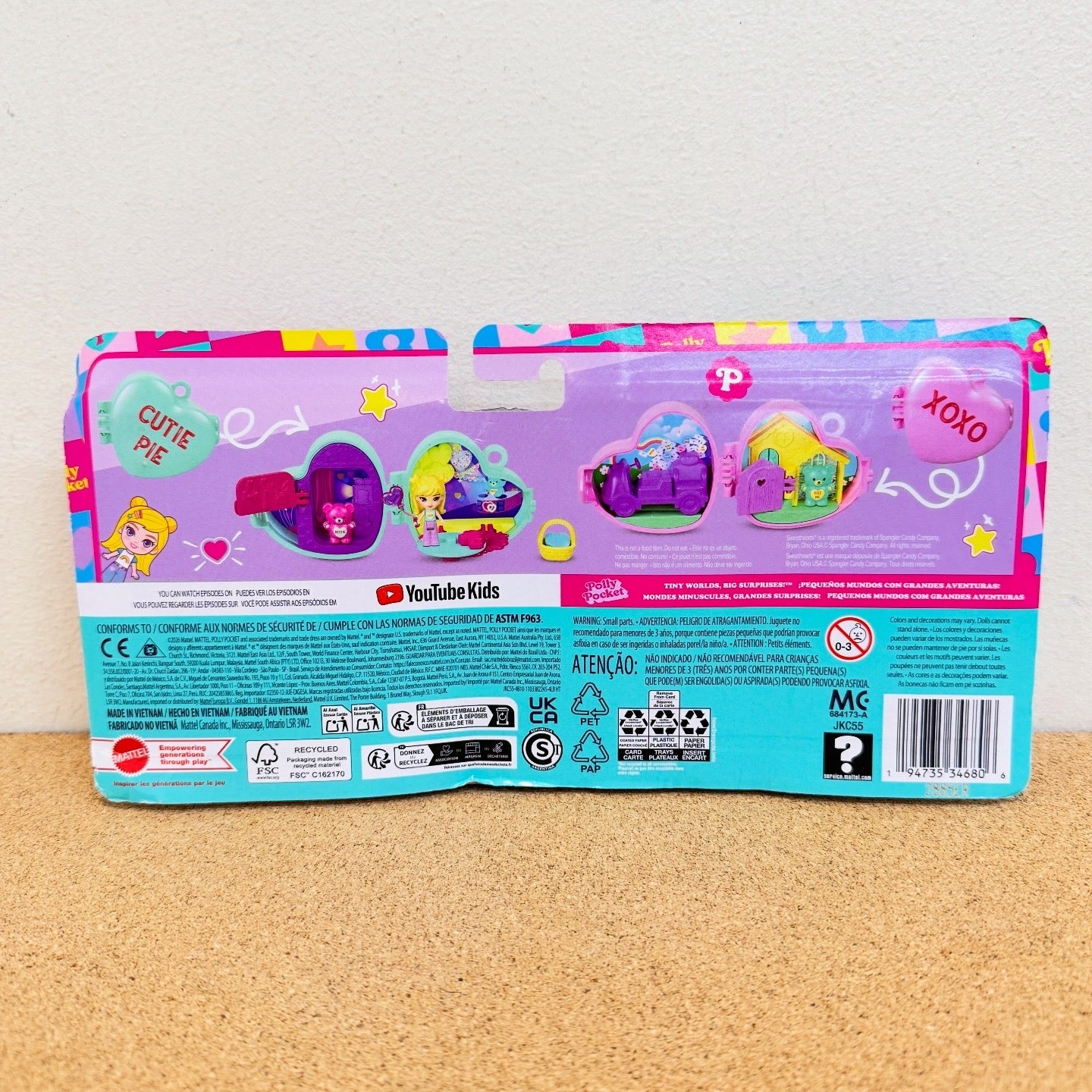 Polly Pocket Sweethearts Doll & 2 Playset