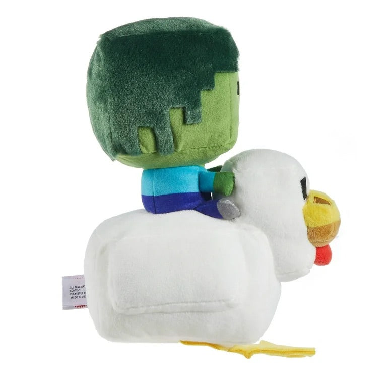 Minecraft Zombie Chicken Jockey Plush Toy