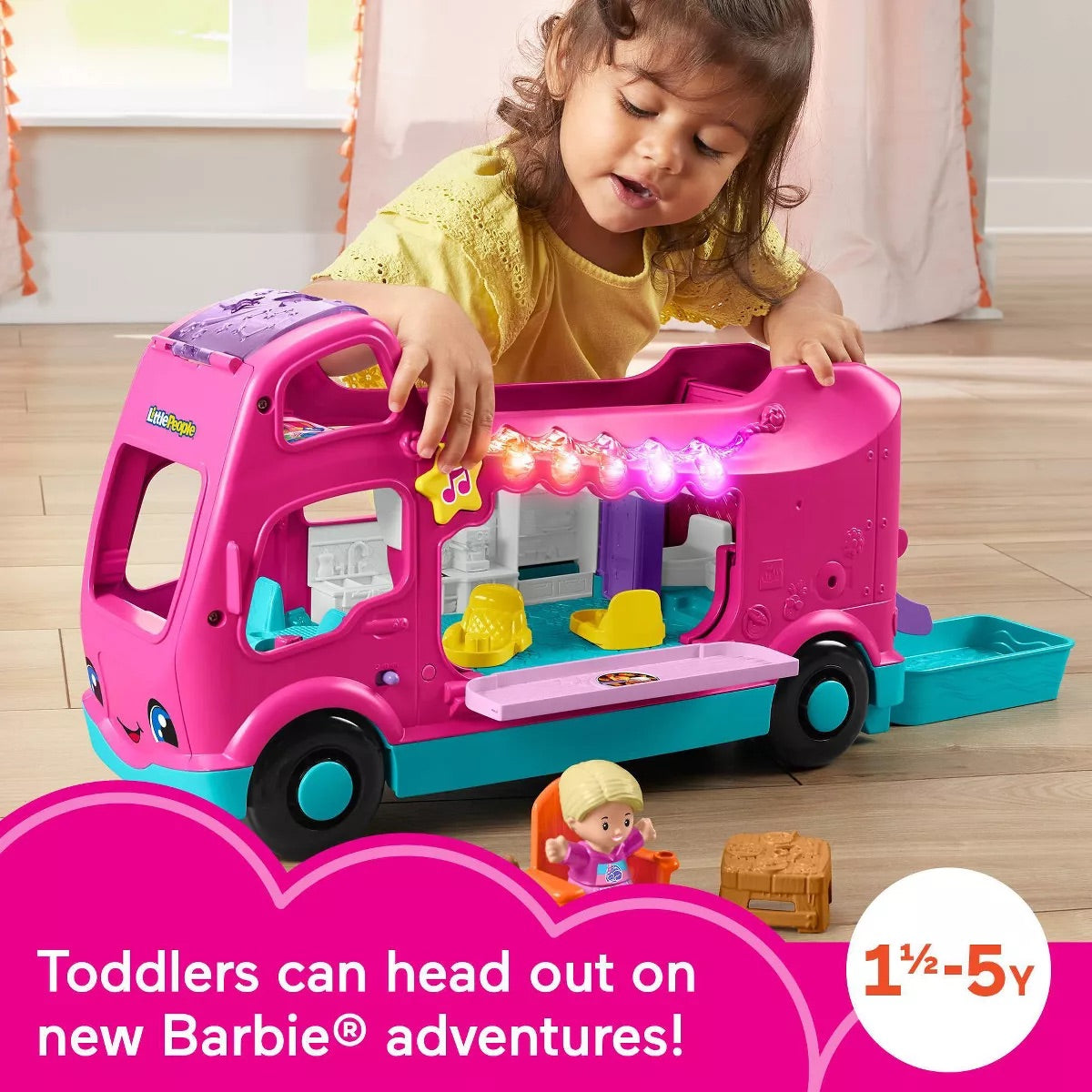 Fisher Price Little People Barbie Little Dream Camper