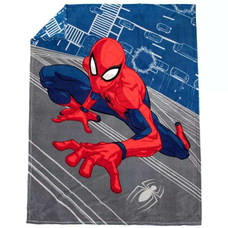 Spiderman Kids Throw Blanket 46x60Inch