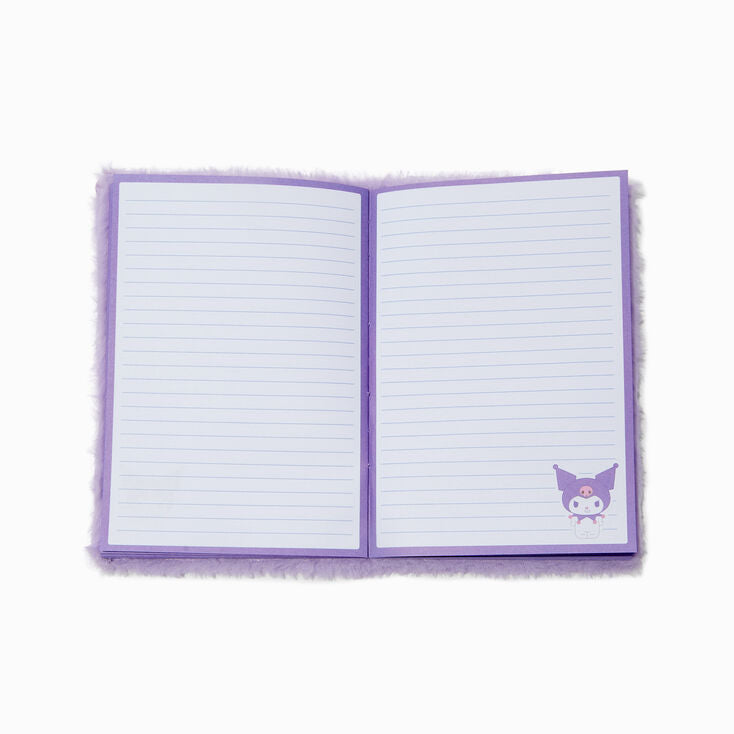 Claire’s Hello Kitty and Friends Kuromi Fuzzy Bound Journal