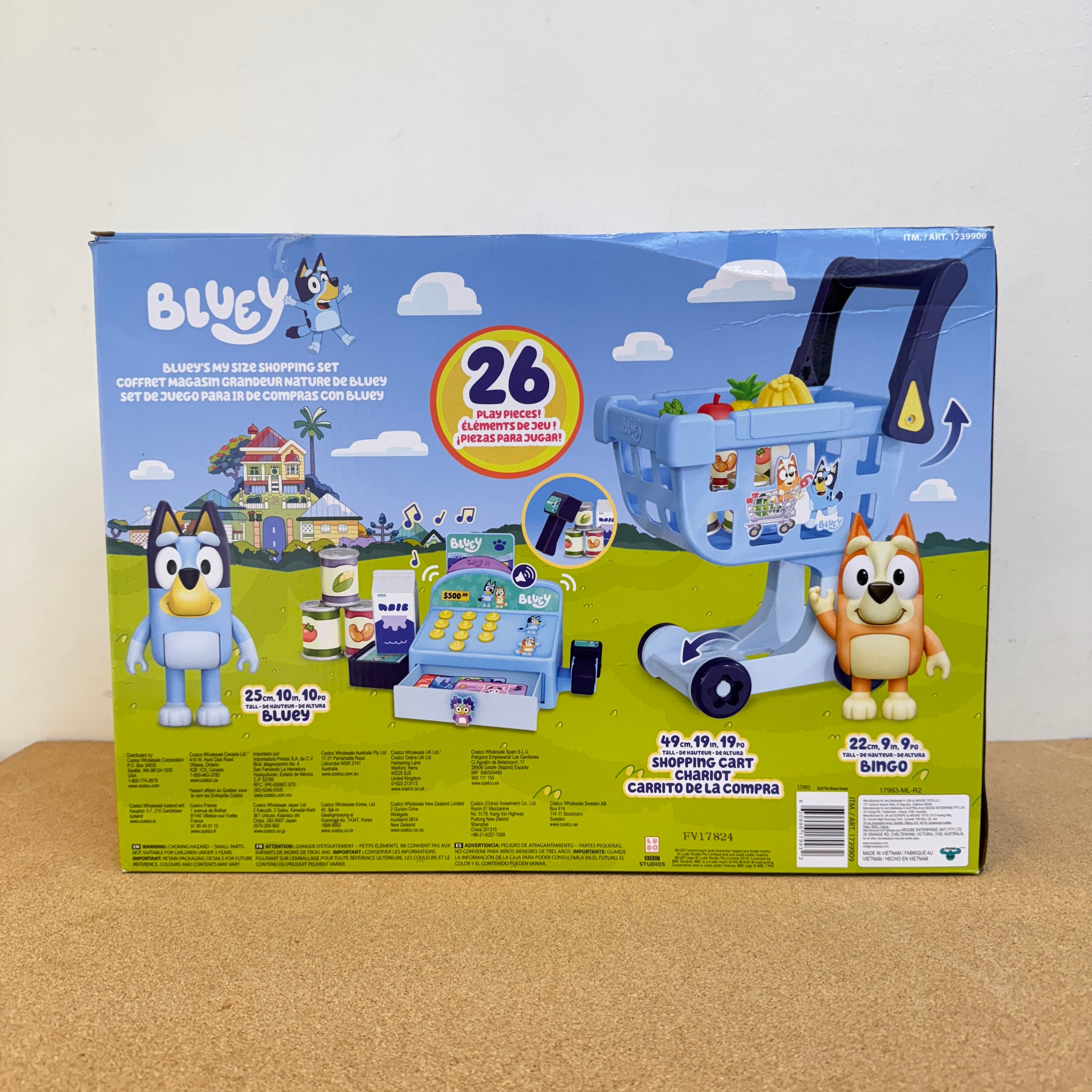 Bluey Bluey’s My Size Shopping Set