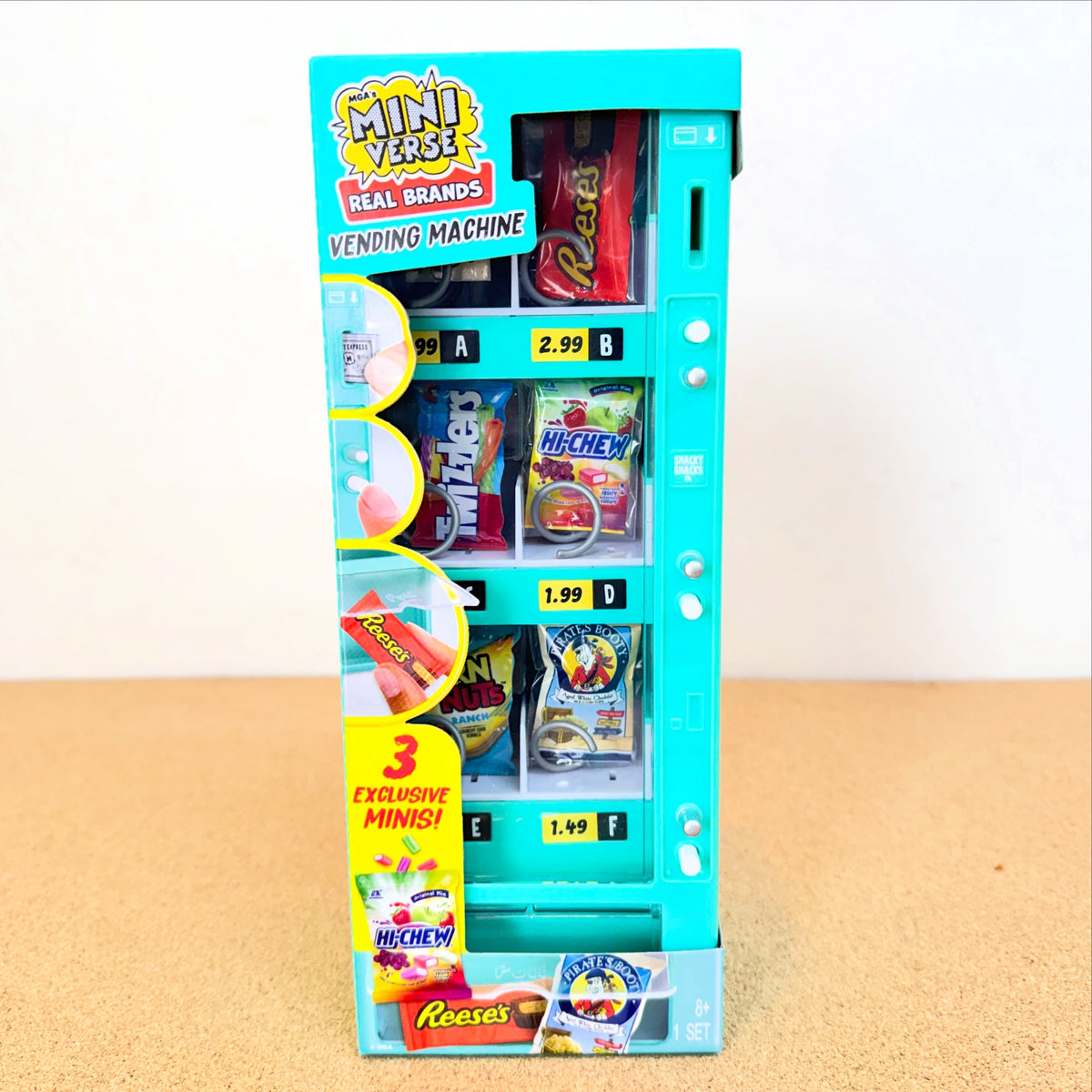 Mini Brands Real Brands Vending Machine(Teal)