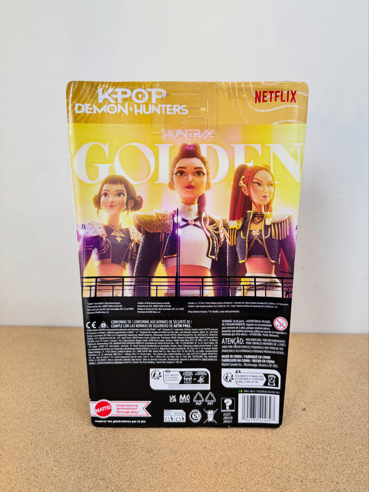 Kpop Demon Hunters HUNTR/X Rumi “Golden” Singing Doll