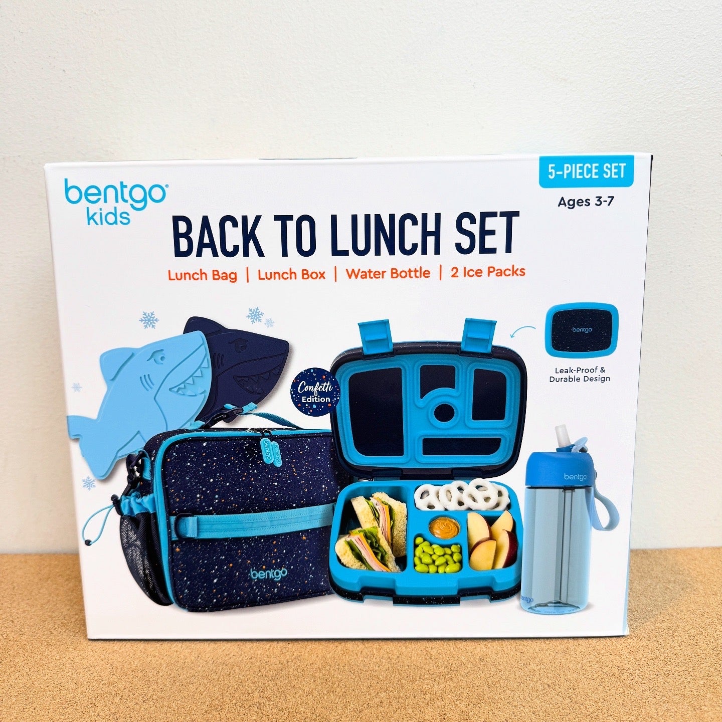 Bentgo Kids Back to Lunch Set - Shark