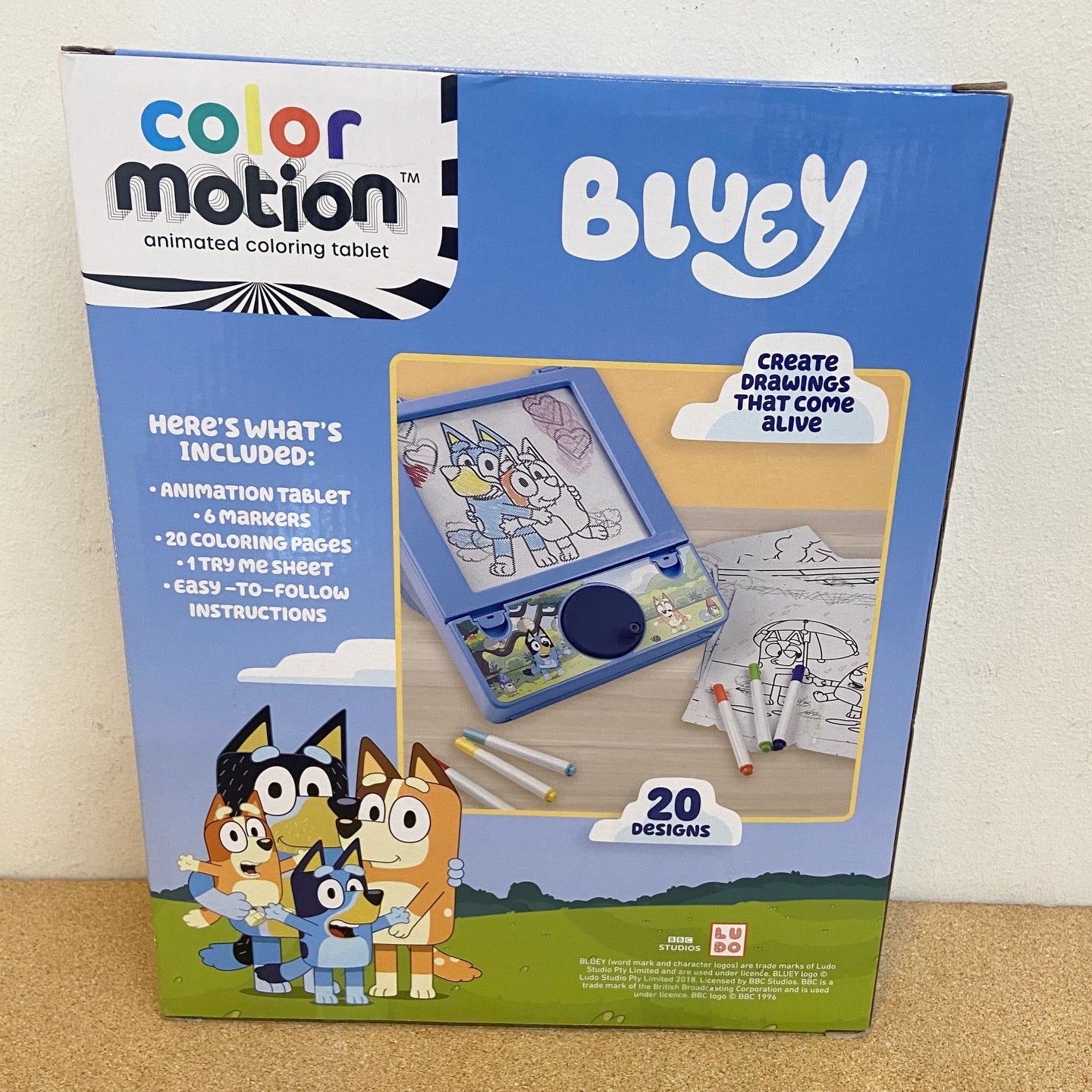 Bluey Color Motion Animation Tablet