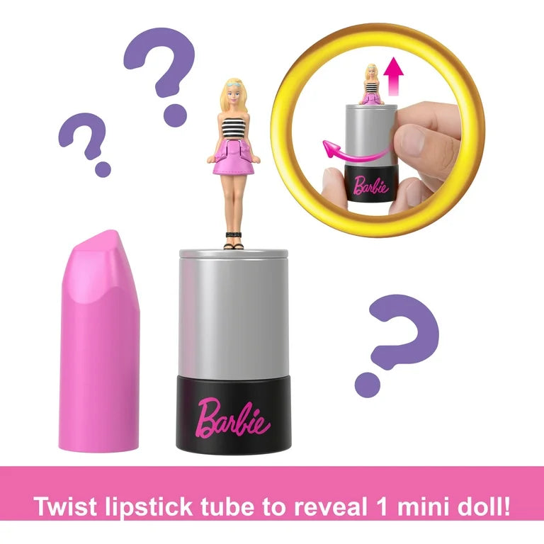 Barbie Mini BarbieLand Fashionista Doll Lipstick Tube Surprise