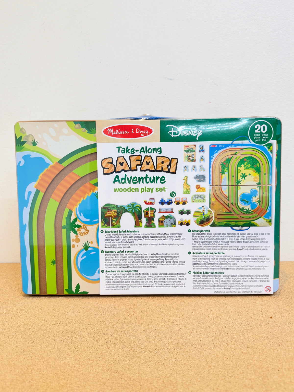 Disney Take-Along Safari Adventure Wooden Playset