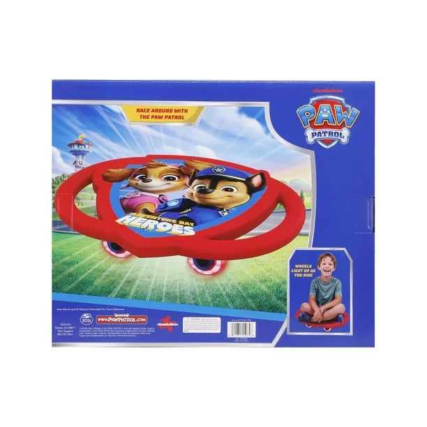 Paw Patrol Scoot Board with Light Up Wheels