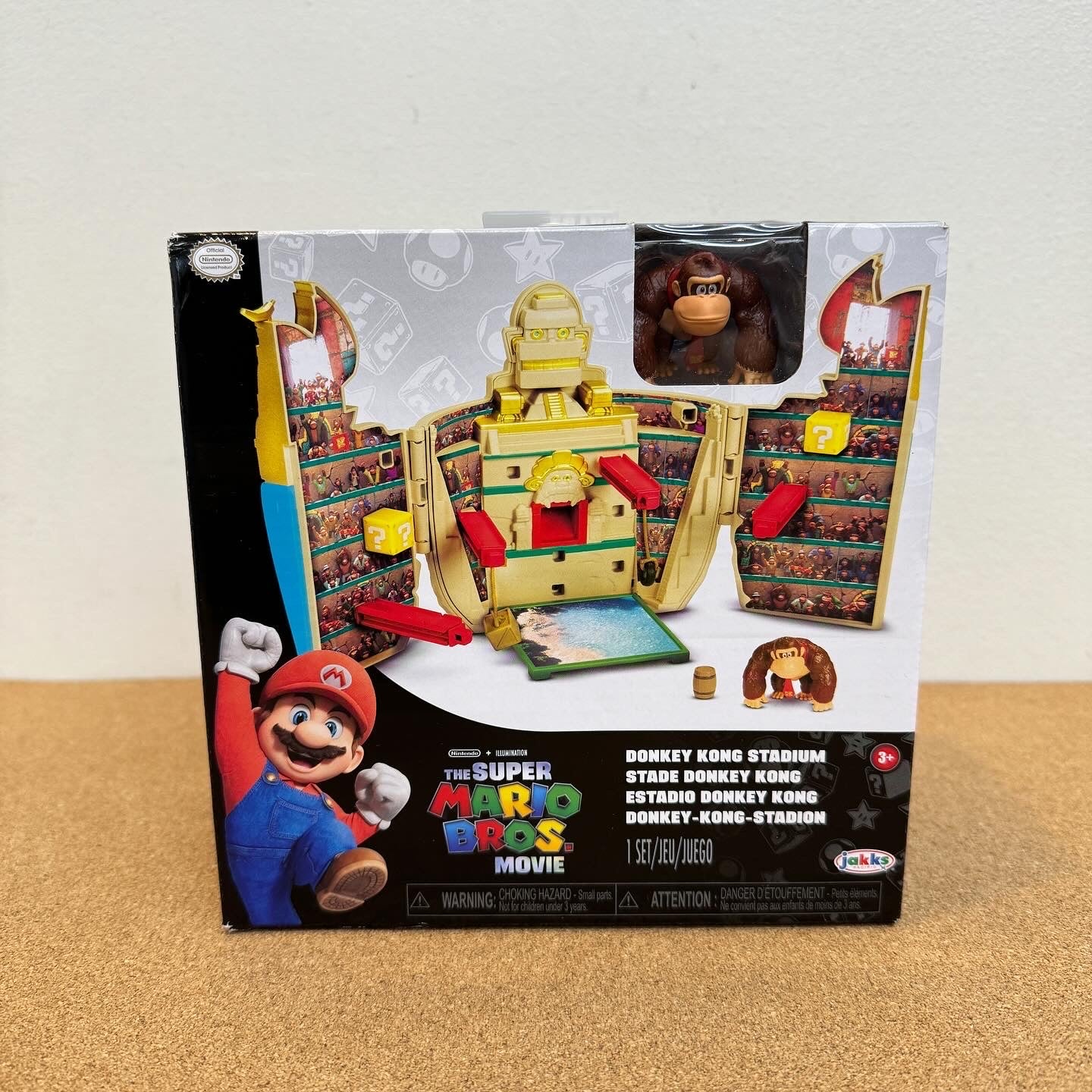 Nintendo The Super Mario Bros Movie Donkey Kong Kingdom Playset