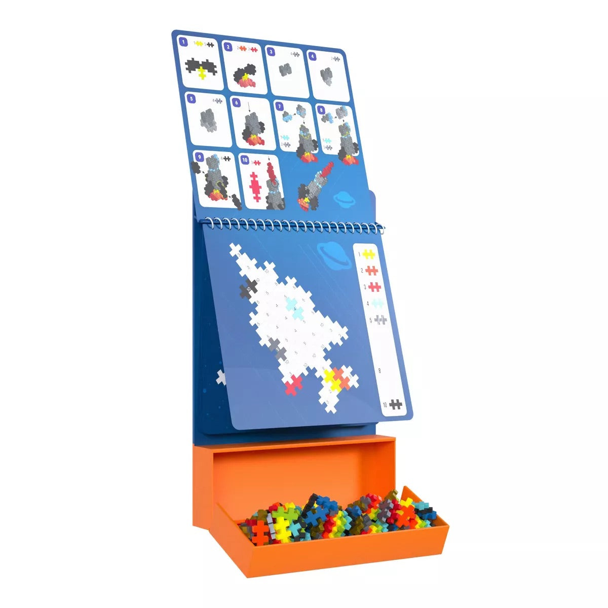 Plus-Plus Puzzle By Number Activity Pad - Space