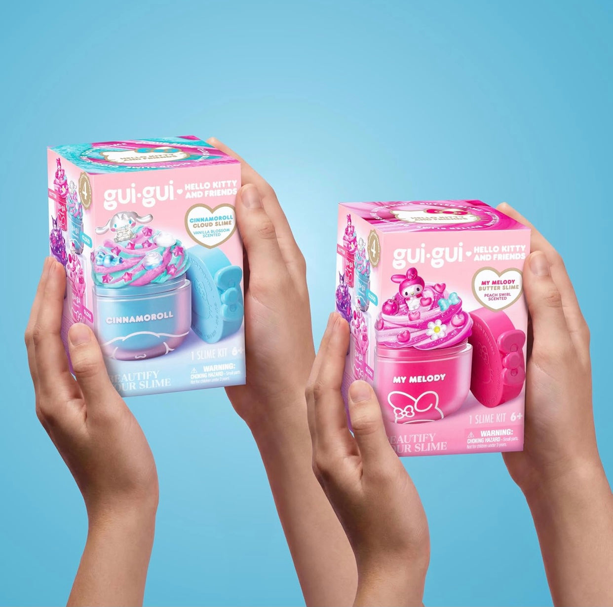GUI GUI My Melody Butter Slime & Cinnamoroll Cloud Slime Kit 2Pack