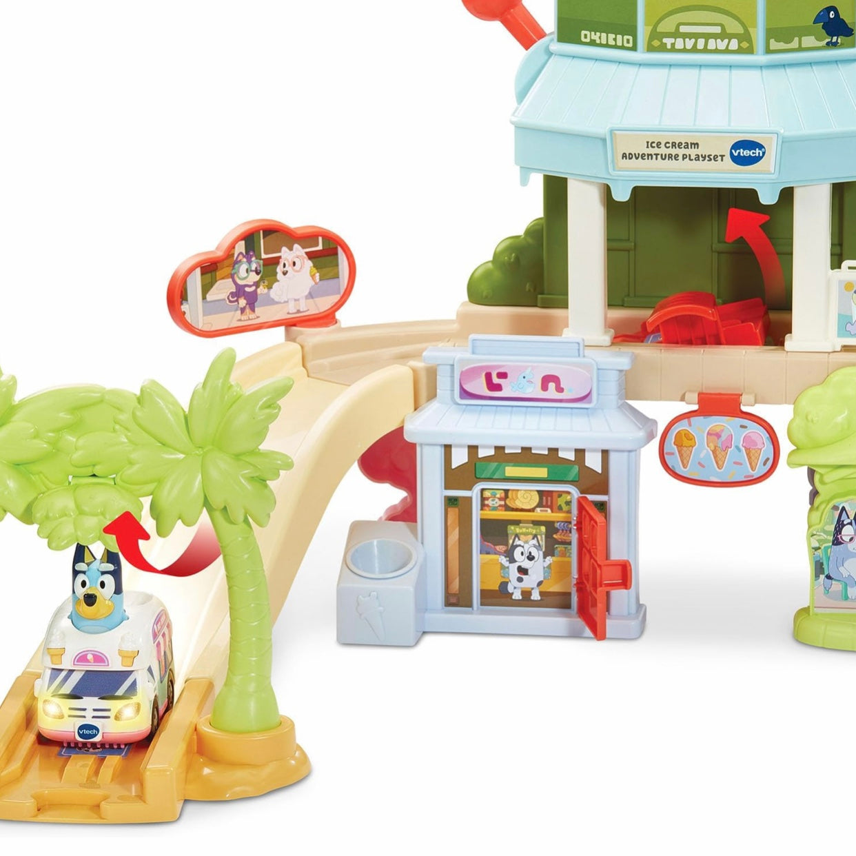 Vtech Bluey Ice Cream Adventure Playset with Ice cream Truck