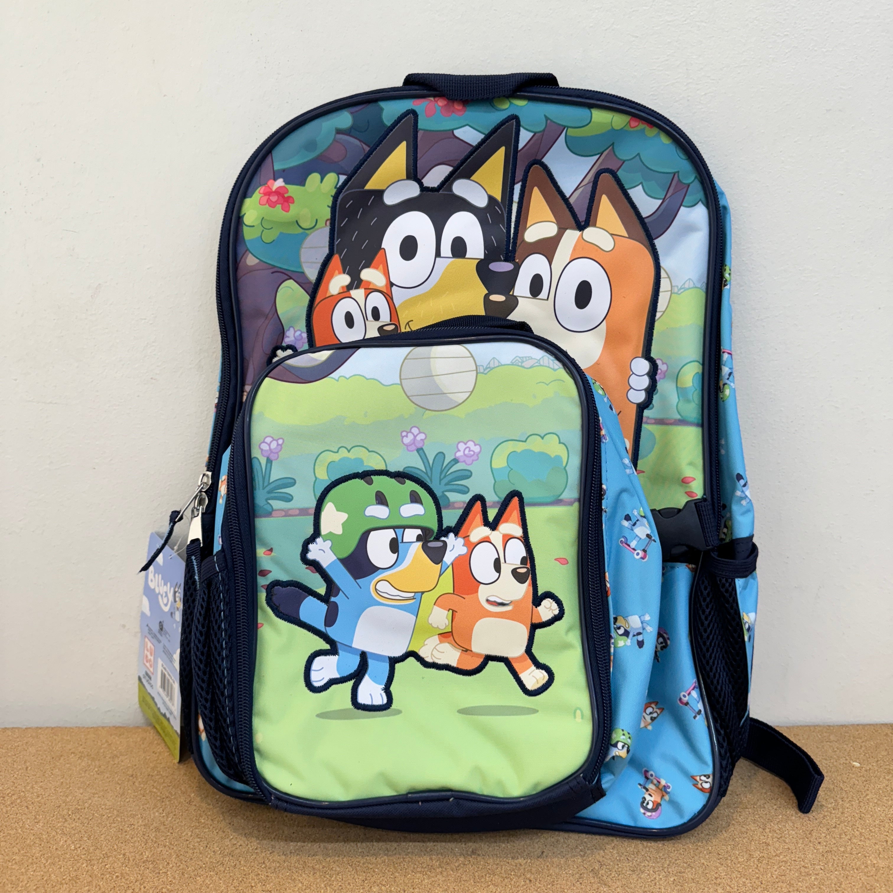 Bluey Backyard Fun 2Piece Backpack Set 17”