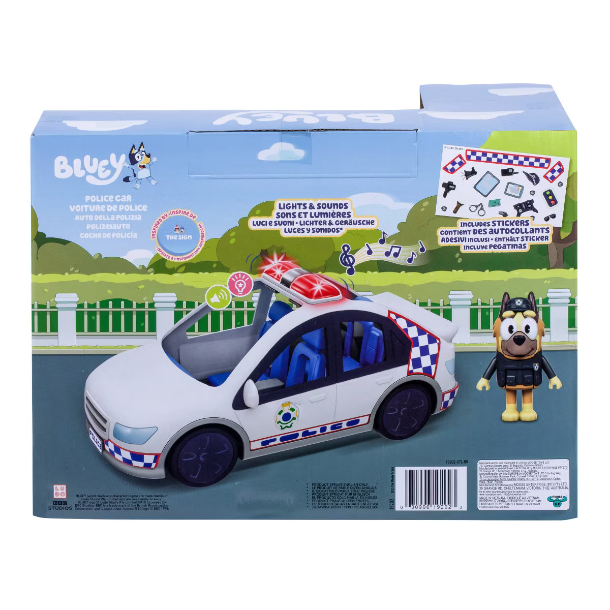 Bluey Police Car