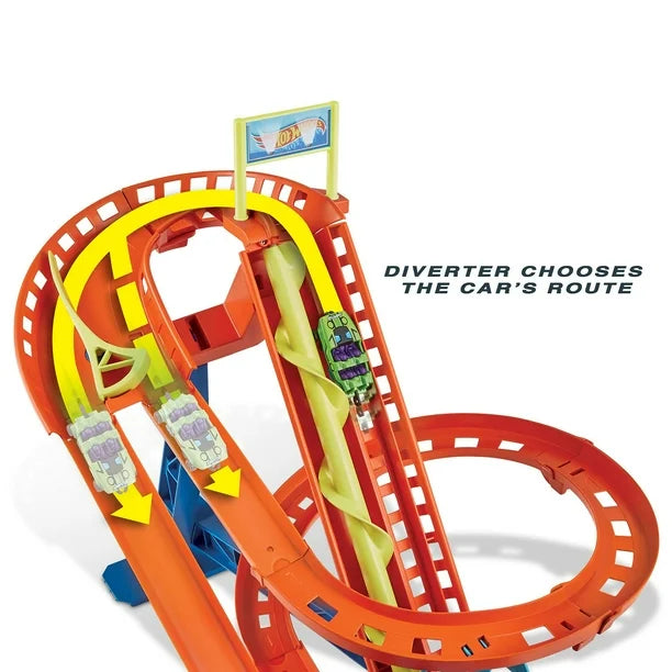 Hotwheels City Roller Coaster Rally Playset