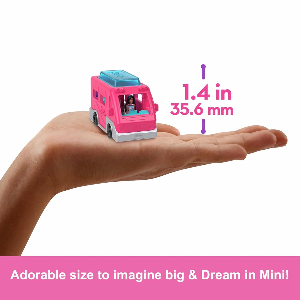 Barbie Mini Barbieland 4Pack Doll & Toy Vehicle Set