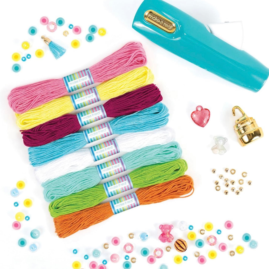 Make It Real QuickTwist Bracelet Maker Deluxe DIY Jewelry Craft Kit