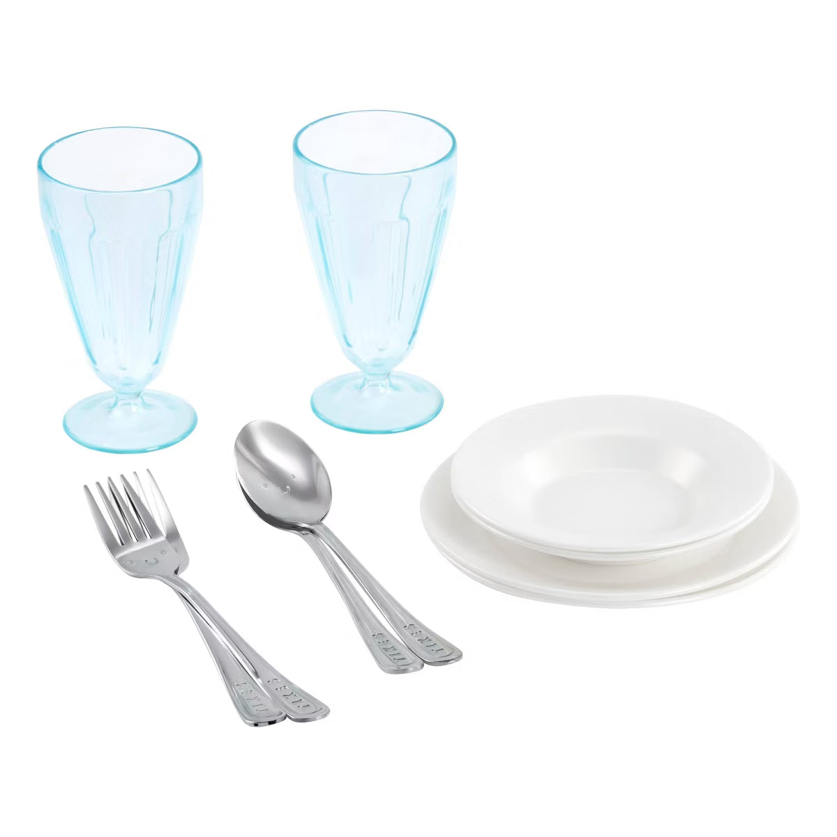 Little Tikes Sweet Spaces Dishware Set - White