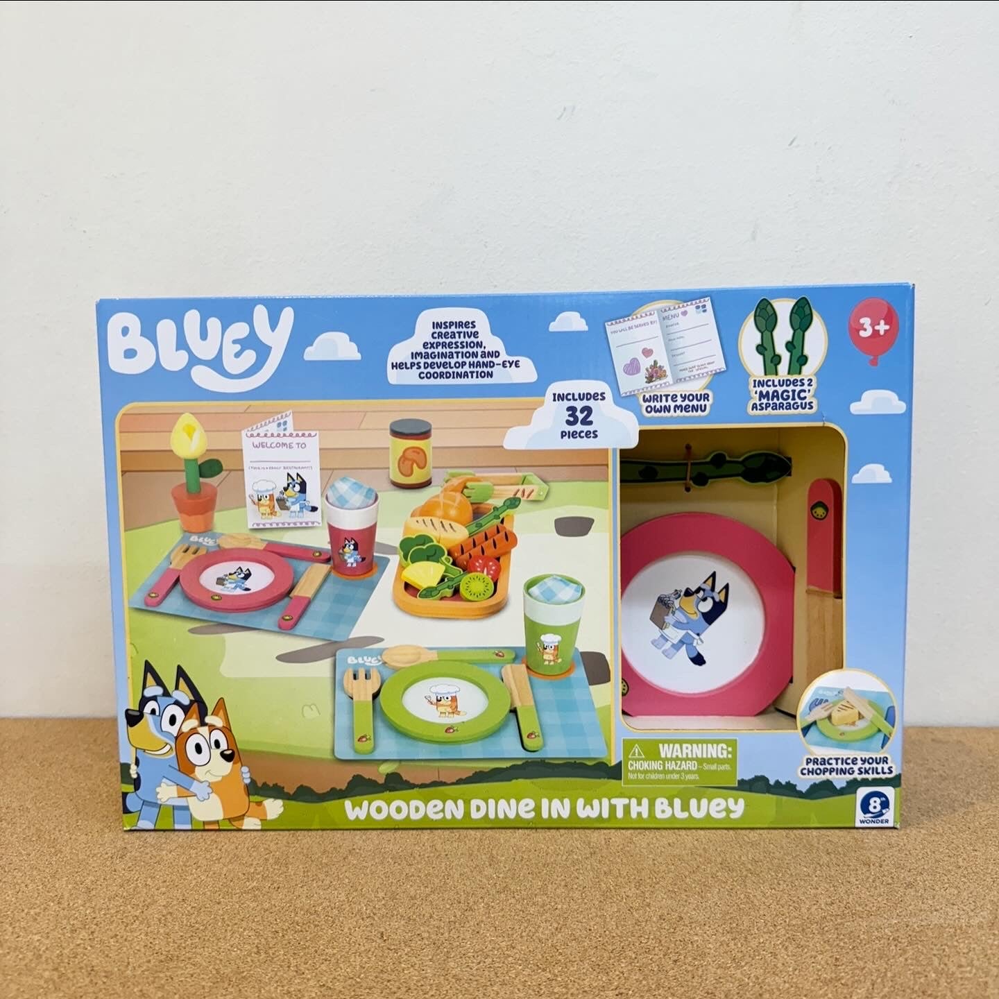 Bluey Wooden Dine In with Bluey Set